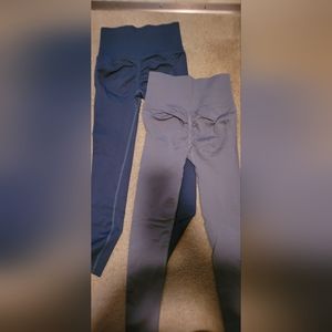 Compression scrunch bottom leggings